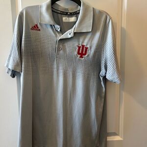 Adidas Gray Performance Polo Shirt